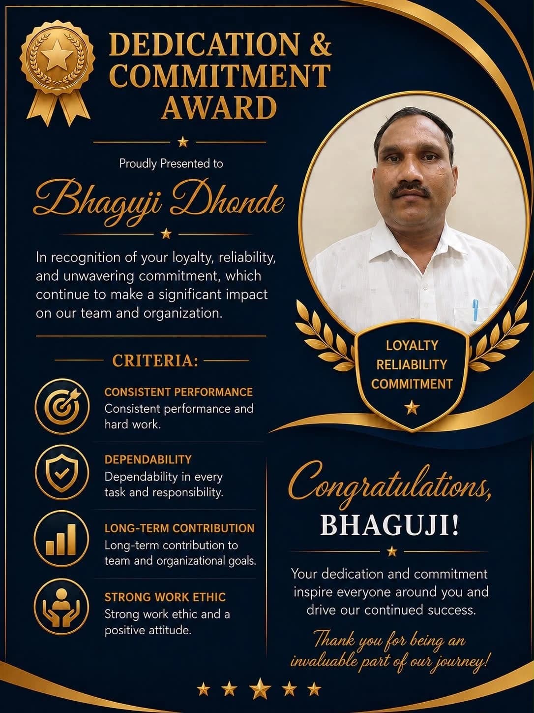 A team of champions: our quarterly awards