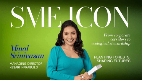 SME Icon cover: Planting Forests, Shaping Futures, featuring Minal Srinivasan